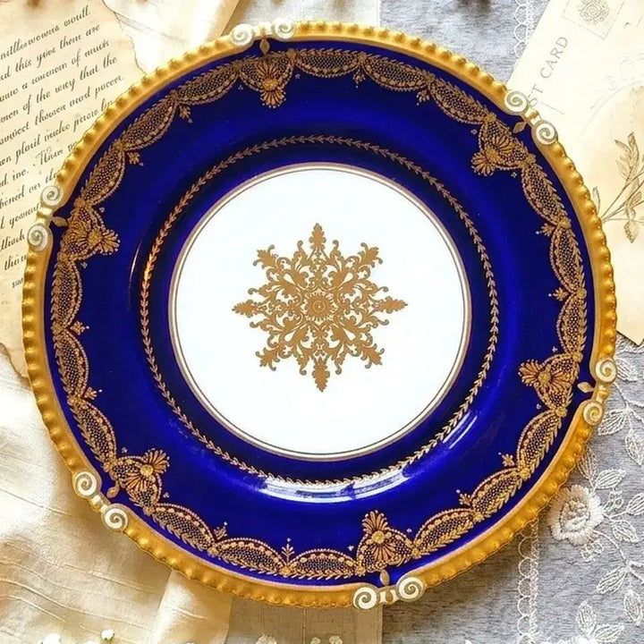 [BUNJANG] Aynsley Gold Gilded Bead Plate / 영국 앤슬리 골드도금  구슬 플레이트