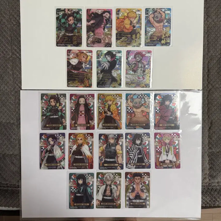 [BUNJANG] Demon Slayer: Kimetsu no Yaiba Vending Machine Ver. Glass Cards Set 1 / (희귀단종)귀멸의칼날 글라스카드 1탄 자판기ver. 전종류