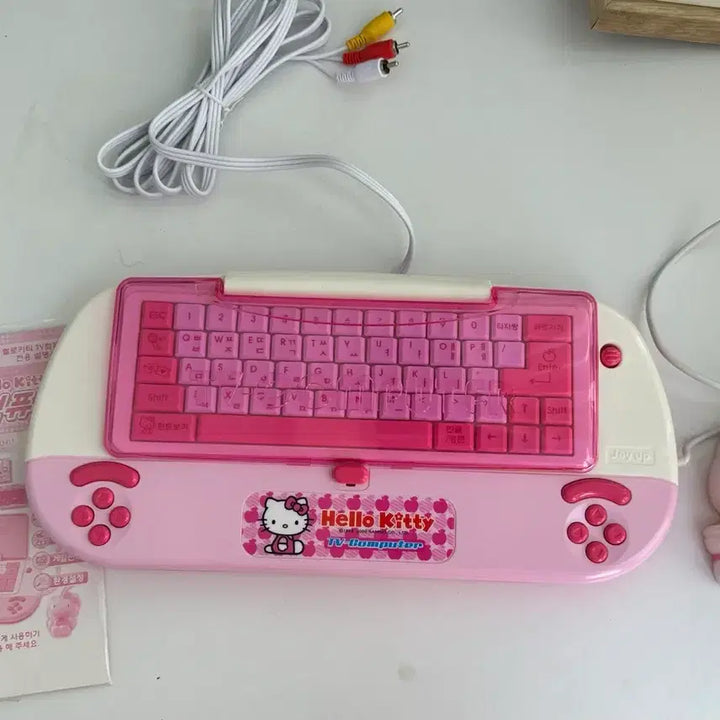 [BUNJANG] Hello Kitty TV Computer Keyboard Toy / 주말까지만할인(고전완구)헬로키티 TV 컴퓨터 키보드