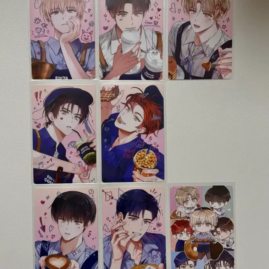 [BUNJANG] AONIM Merry Testa Photocard Bundle Set (9 pcs) + Ediya Testa Photocard Bundle Set (8 pcs) / 아오님 메리 테스타 포카 9장 + 이디야 테스타 포카 8장 일괄 판매