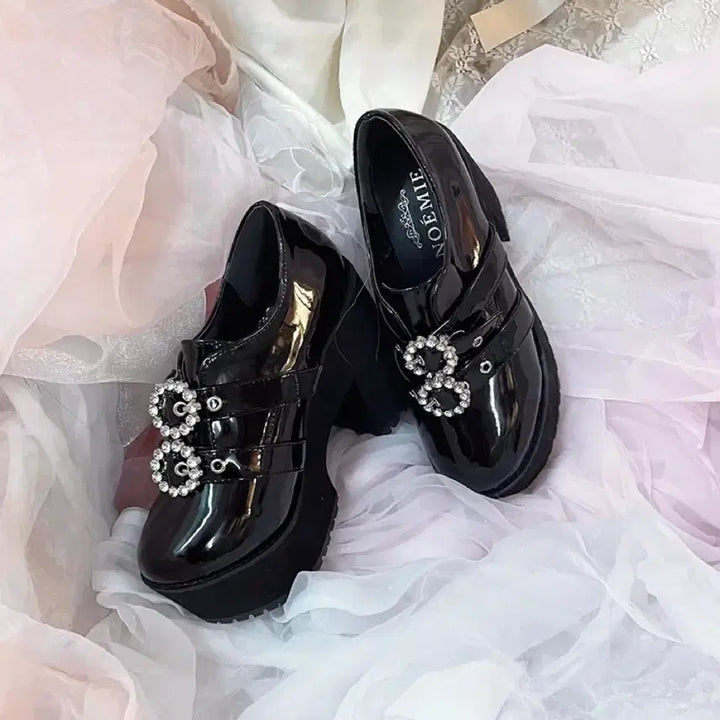[BUNJANG] NOEMIE Chunky Platform Shoes (L, 240-245) / 노에미 NOEMIE 두꺼운 통굽 구두 L 240~245
