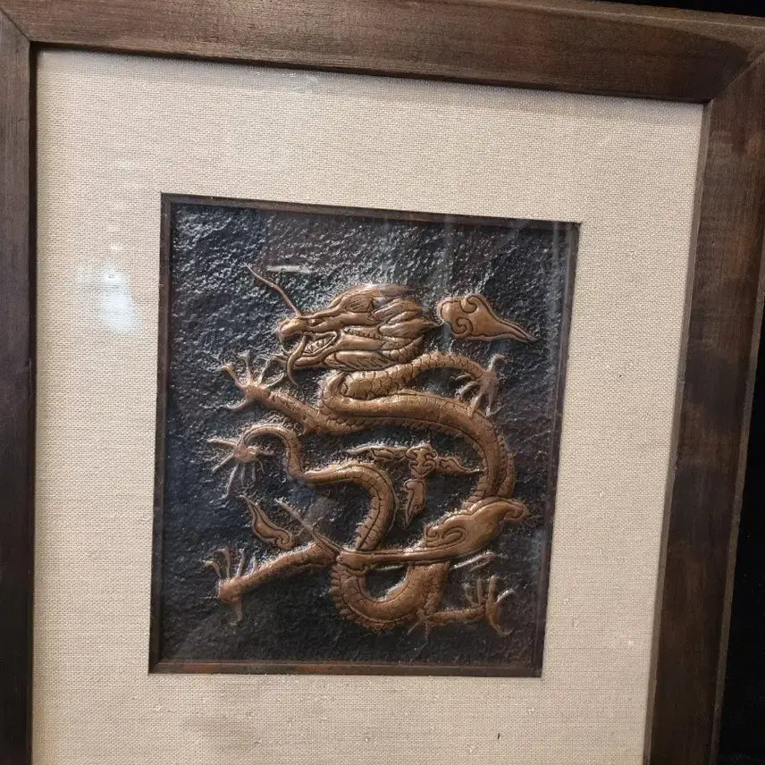 [BUNJANG] Bronze Dragon Painting Frame / 청동 용 그림 액자