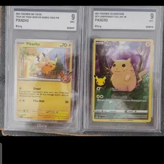 [BUNJANG] Pokemon Pikachu Trick or Trade Holo BRG Graded 9 / 포켓몬카드 피카츄 BRG9등급