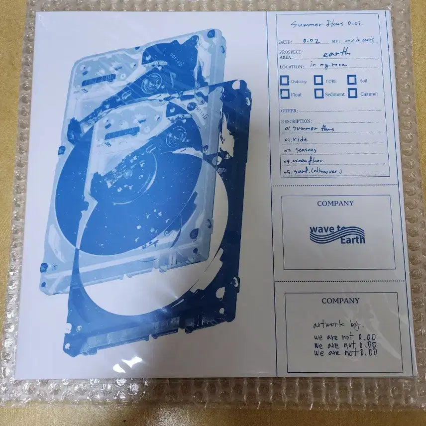 [BUNJANG] wavetoearth LP Blue Sealed / 웨이브투어스 LP 0.02 블루 미개봉 새제품 wavetoearth