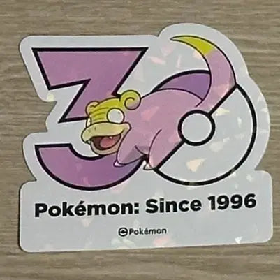 [BUNJANG] Pokemon 30th Anniversary Logo Sticker Bundle (Slowpoke, Galarian Slowpoke, Slowking) / 포켓몬 30주년 기념 로고스티커 야돈 가라르야돈 야도킹 일괄