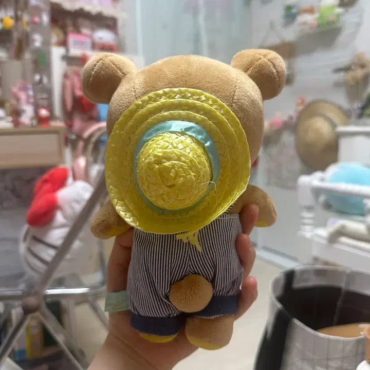 [BUNJANG] Rilakkuma Farmer Lemon Embroidered Plush / 농부 레몬 리락쿠마