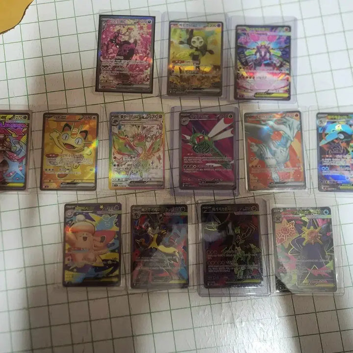 [BUNJANG] Bundle Set of Trading Cards (SAR, MA, SR) / SAR 3개,MA 1개,SR9개 일괄 팝니다