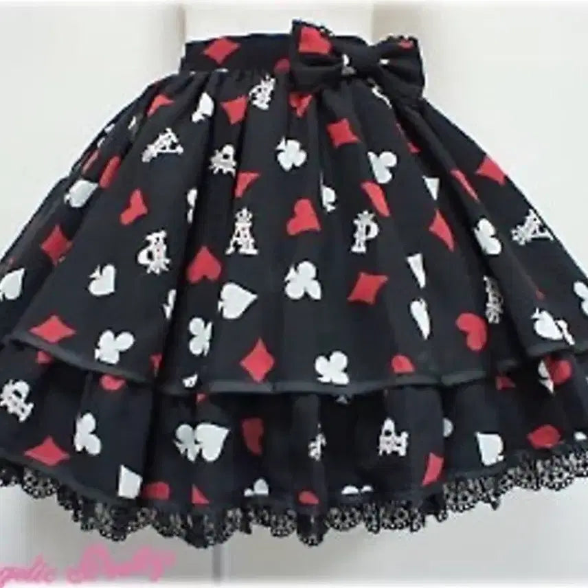 [BUNJANG] Angelic Pretty Royal Card Skirt Lolita / 엔젤릭프리티 안프리 로얄 카드 스커트 angelicpretty 로리타
