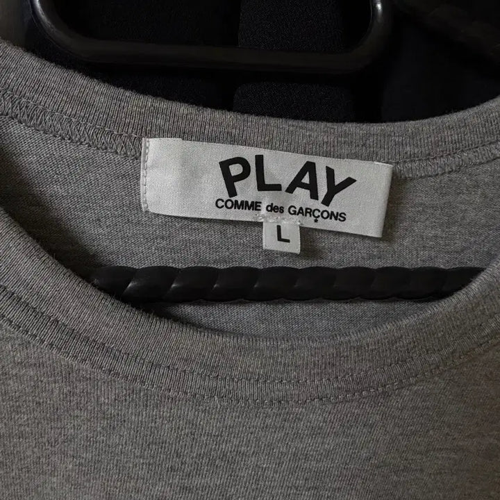 [BUNJANG] Comme des Garçons Short Sleeve T-Shirt Grey L / 꼼데가르송 반팔 그레이 L