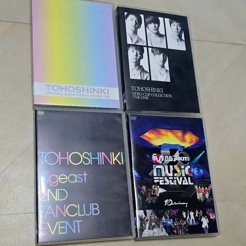 [BUNJANG] TVXQ! Old TVXQ! DVD 4-Set Bundle / 동방신기 구동방 DVD 4종 일괄 판매 JYJ