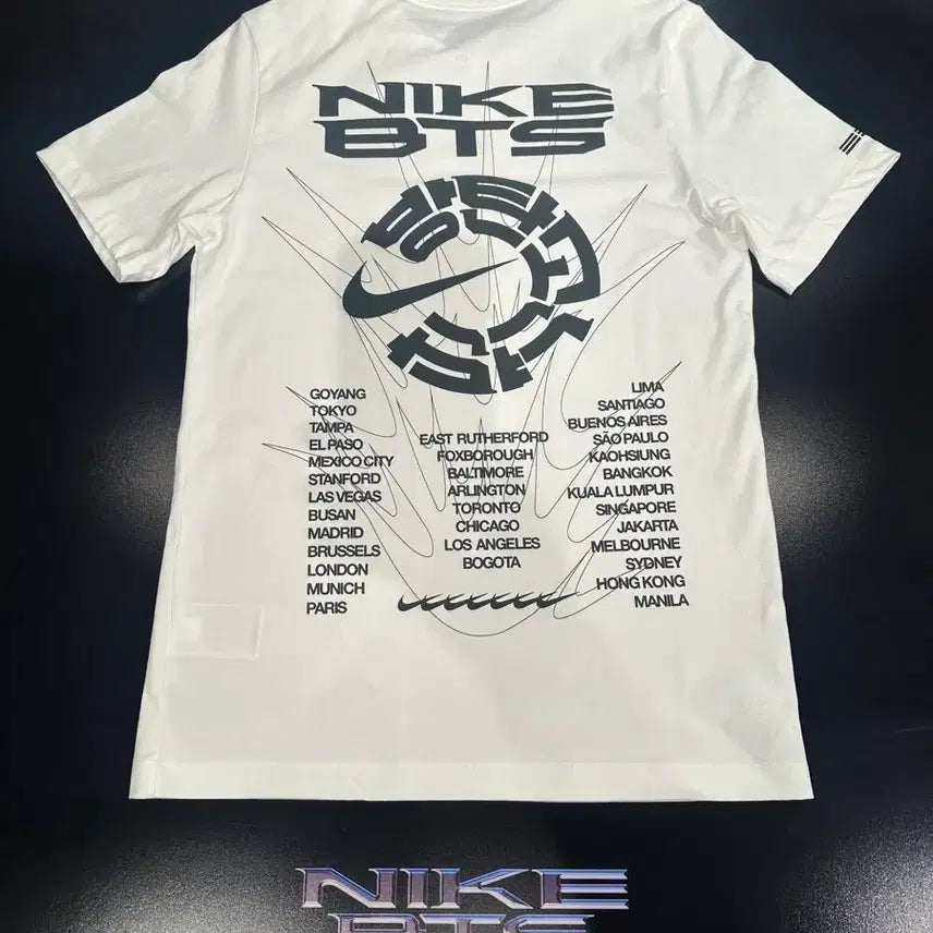 [BUNJANG] BTS x Nike Collaboration Limited Edition T-Shirt (Size M/100) / BTS 방탄 나이키 콜라보 반팔티 M(100)