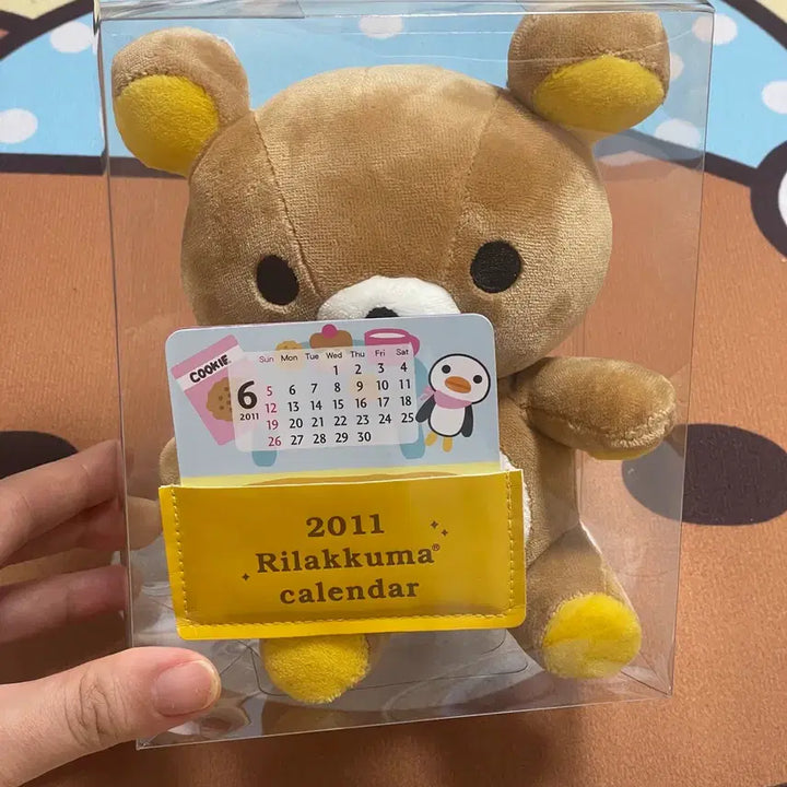 [BUNJANG] Rilakkuma 2011 Vintage Calendar Plush Doll / 2011 리락쿠마 고전 캘린더 인형
