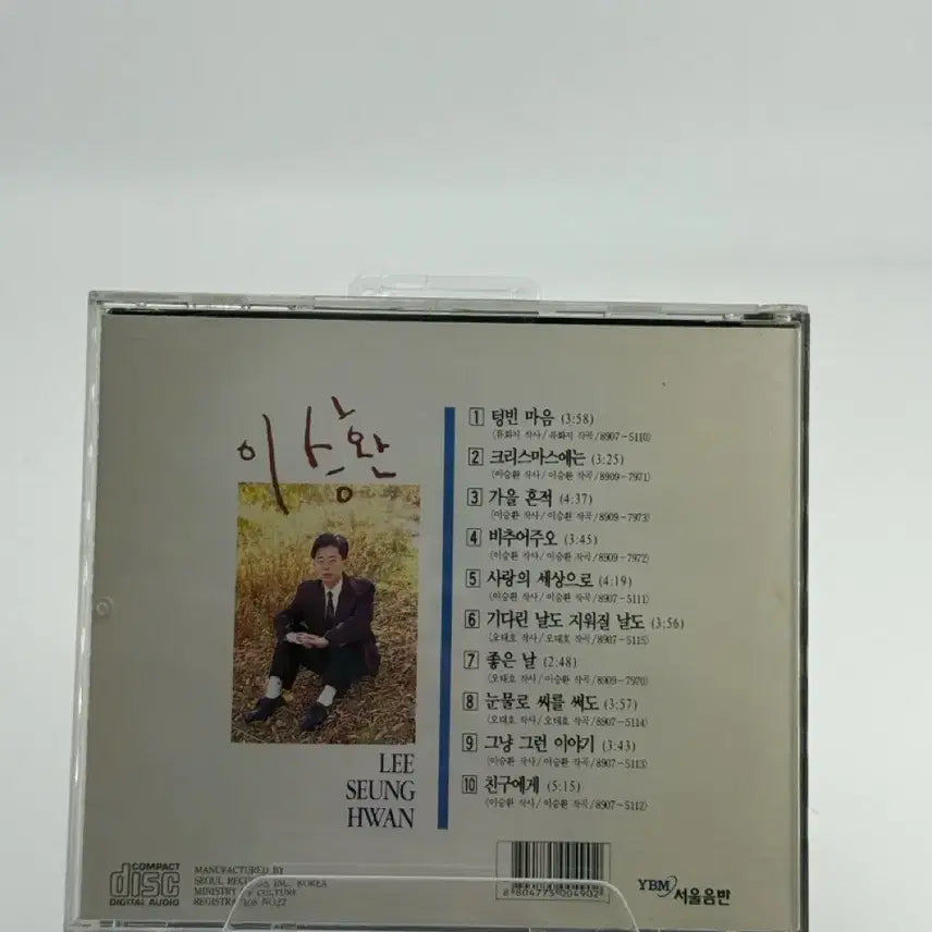[BUNJANG] Lee Seung-hwan 1st Album - Empty Heart (CD) / [CD/A-] 이승환 1집 - 텅빈 마음