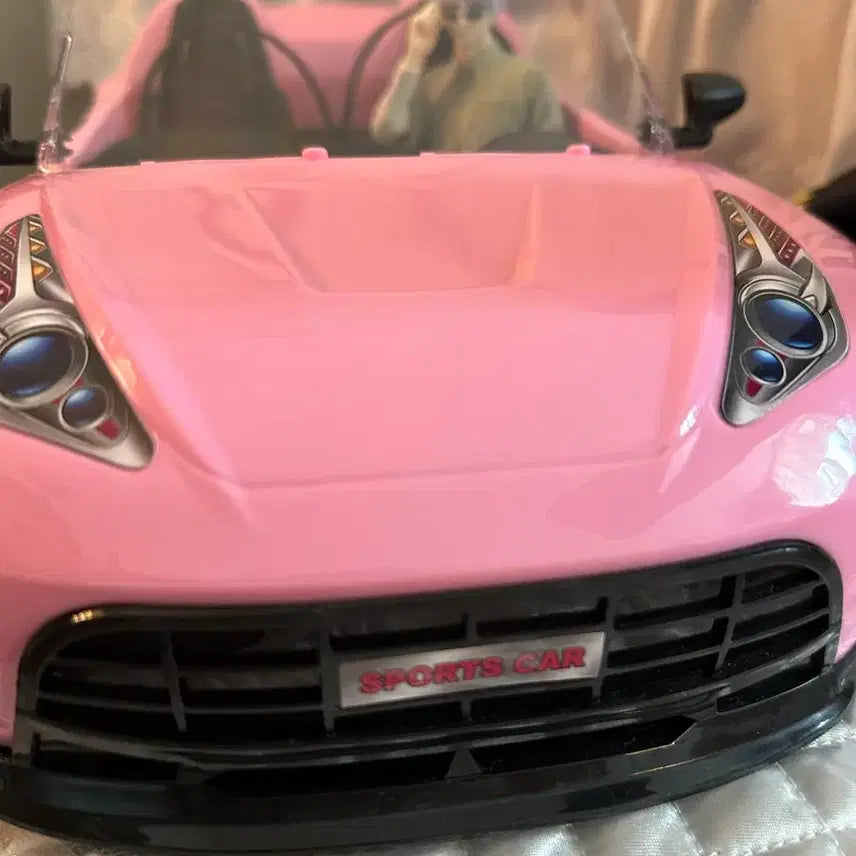 [BUNJANG] 1/6 Scale Pink Car Prop for Dolls / 1/6 핑크 자동차 소품 판매