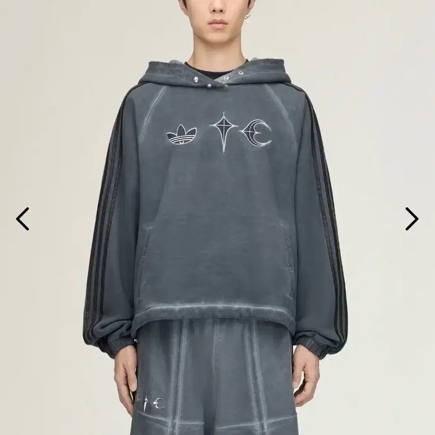 [SOLD OUT] 떠그클럽아디다스 스웨트 후디M+버뮤다L 세트 블랙