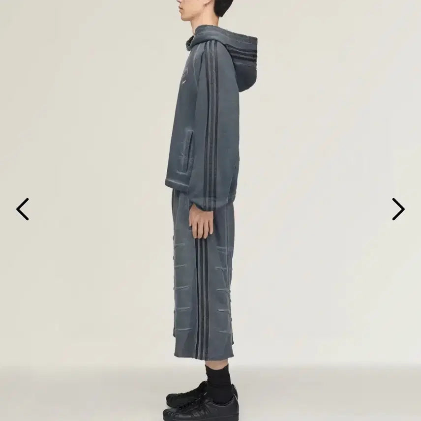 [SOLD OUT] 떠그클럽아디다스 스웨트 후디M+버뮤다L 세트 블랙