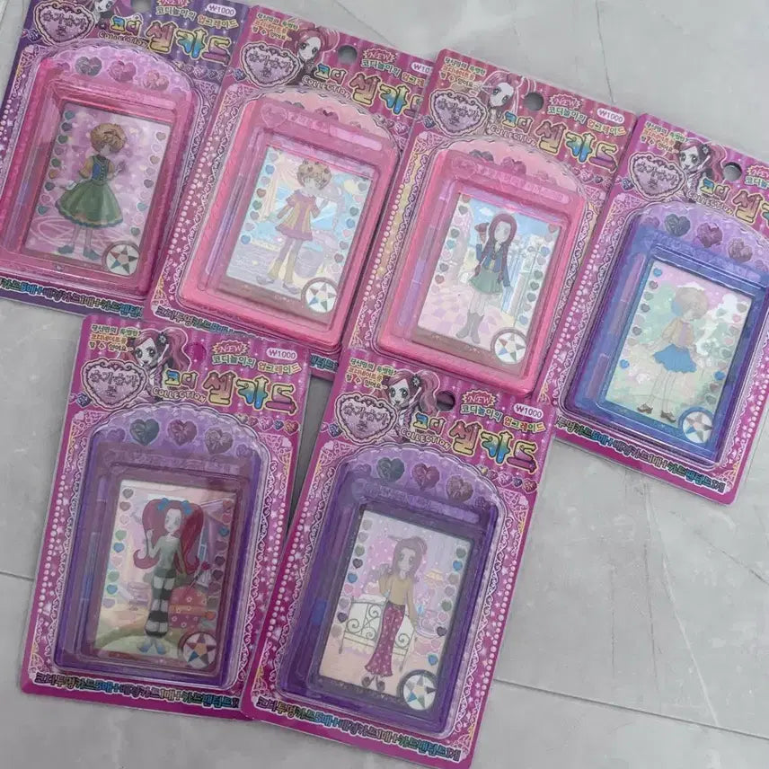 [BUNJANG] Sugar Sugar Rune Coordi Cell Card Set / (고전문구) 슈가슈가룬 코디셀카드