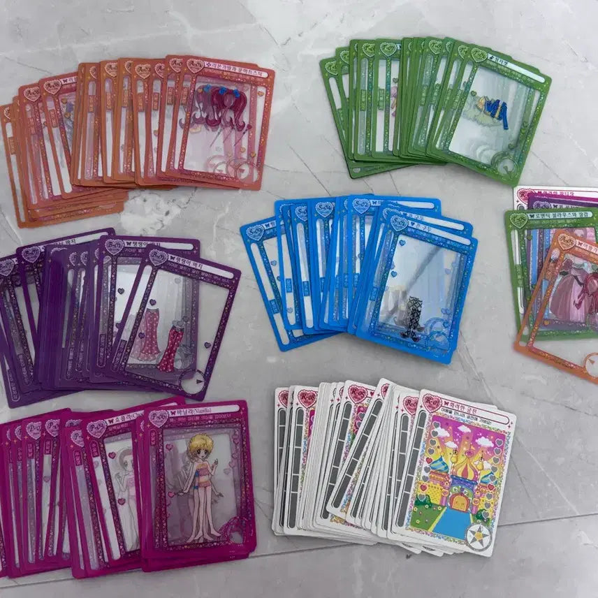 [BUNJANG] Sugar Sugar Rune Coordi Cell Card Set / (고전문구) 슈가슈가룬 코디셀카드
