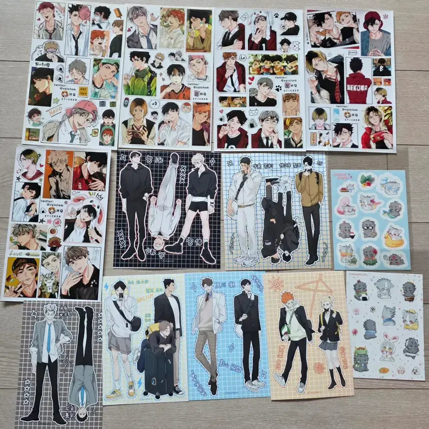 [BUNJANG] Haikyuu!! Sticker Bundle Set / 하이큐 스티커 일괄