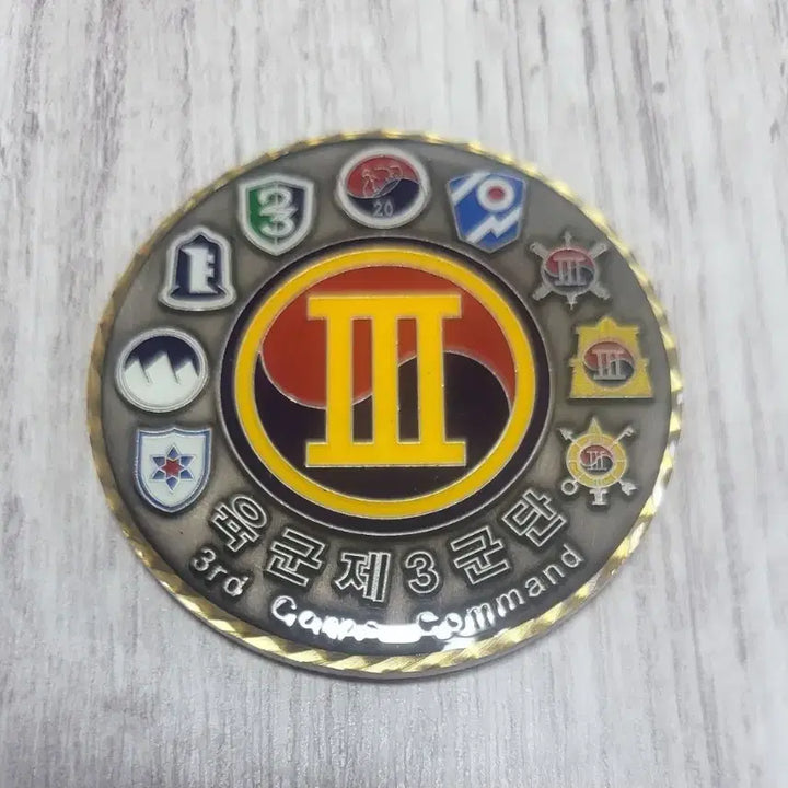 [BUNJANG] Republic of Korea Army 3rd Corps Commander Commemorative Coin / 육군3군단장 기념코인 부대코인 군대코인