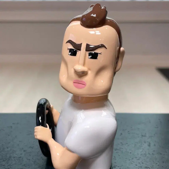 [BUNJANG] Crayon Shin-chan "Bulgogi Road" Truck Custom Figure / 짱구는 못말려 불고기로드 트럭 아저씨 주문제작 피규어