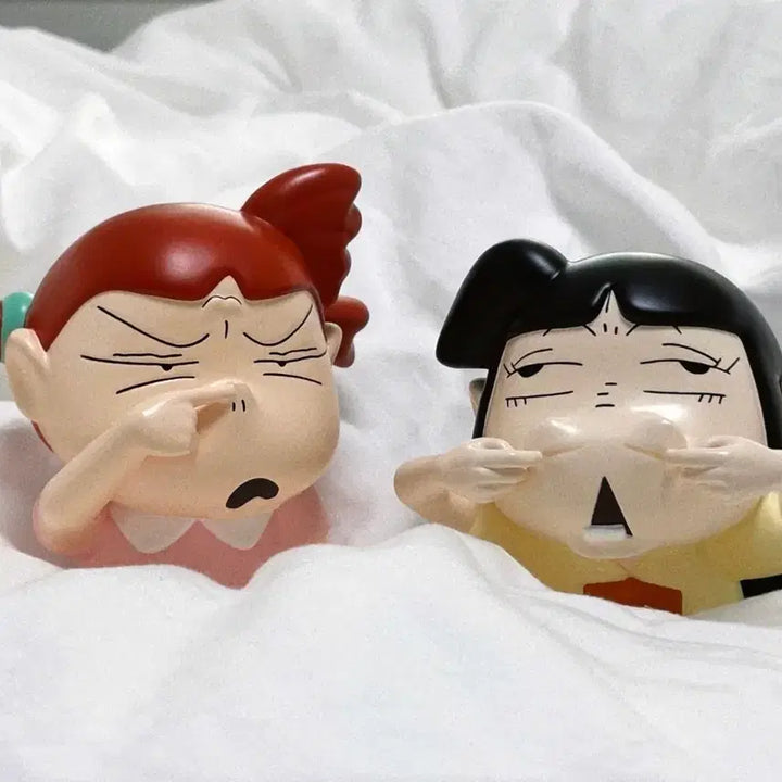 [BUNJANG] Crayon Shin-chan Yuri &amp; Suji Custom-Made Figure / 짱구는 못말려 유리&amp;수지 주문제작 피규어