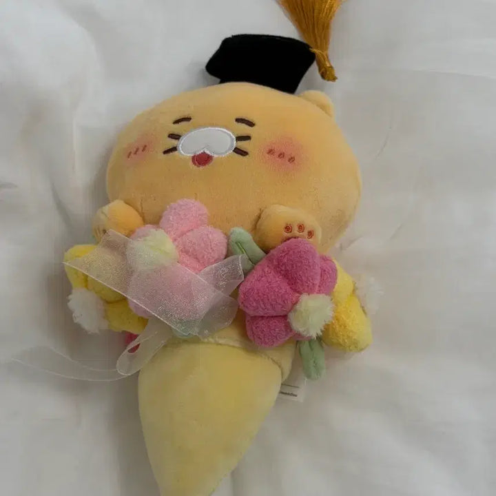[BUNJANG] Chunsik Graduation Cap Flower Bouquet Plush / 춘식이 학사모 꽃다발 인형