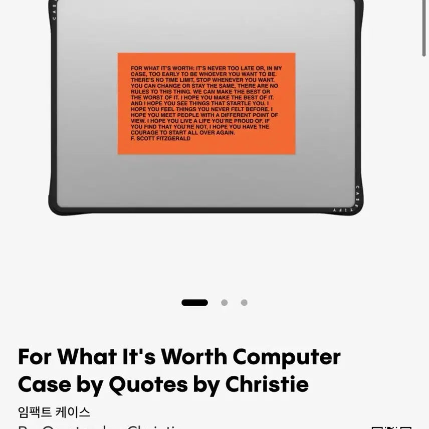 [BUNJANG] Casetify MacBook Pro 14" Case / 케이스티파이 맥북 프로 14 케이스 세재품