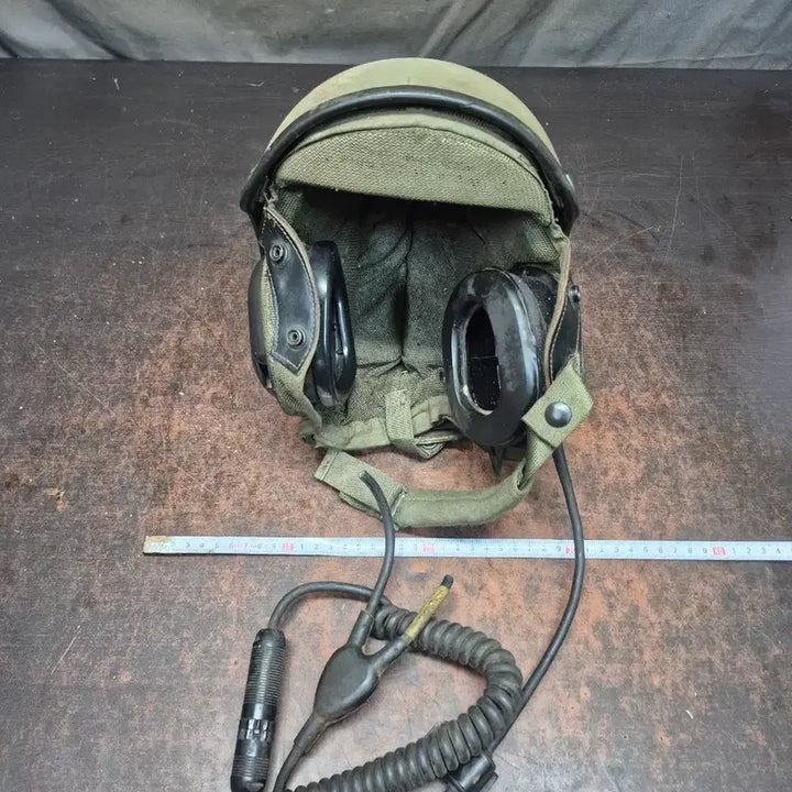 [BUNJANG] 1970s GENTEX CORP DH-32A Military Helmet Communication Headset / 1970년대 군용 헬멧 통신 헤드셋 모델 DH 32A