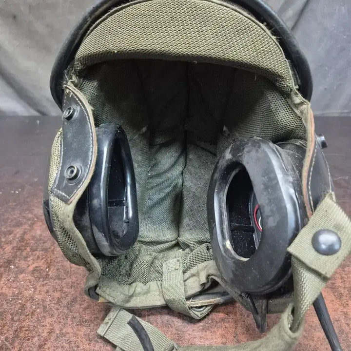 [BUNJANG] 1970s GENTEX CORP DH-32A Military Helmet Communication Headset / 1970년대 군용 헬멧 통신 헤드셋 모델 DH 32A