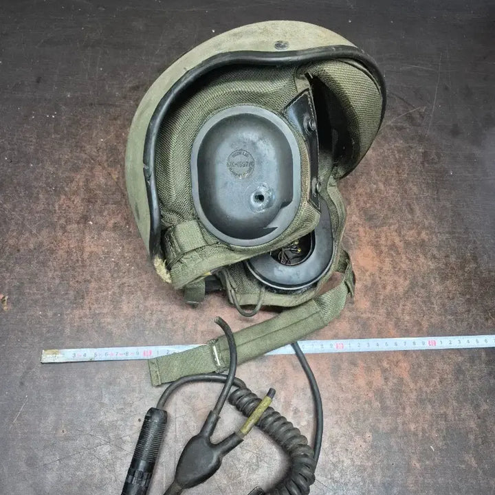 [BUNJANG] 1970s GENTEX CORP DH-32A Military Helmet Communication Headset / 1970년대 군용 헬멧 통신 헤드셋 모델 DH 32A