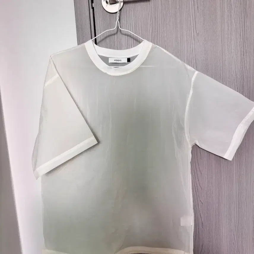 [BUNJANG] Amomento Short Sleeve Anorak T-Shirt M / 아모멘토 반팔 아노락티셔츠 M