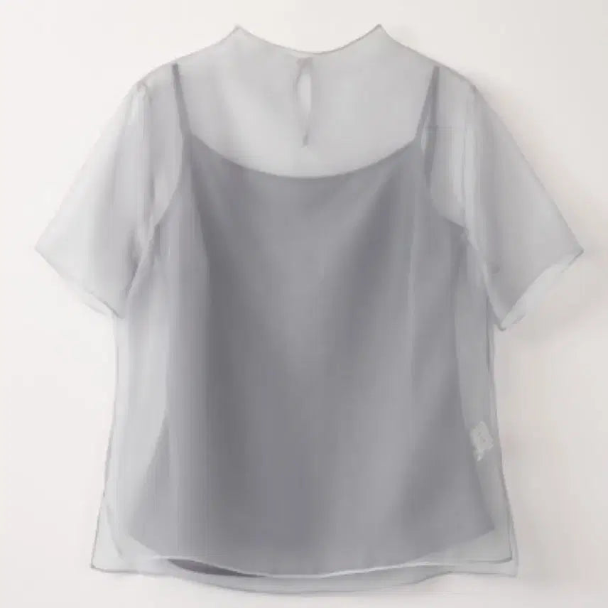 [BUNJANG] SIE Et Shear Blouse Misty Lavender / 새상품) 시에 에트 시어 블라우스(미스티라벤더, 피치베이지)