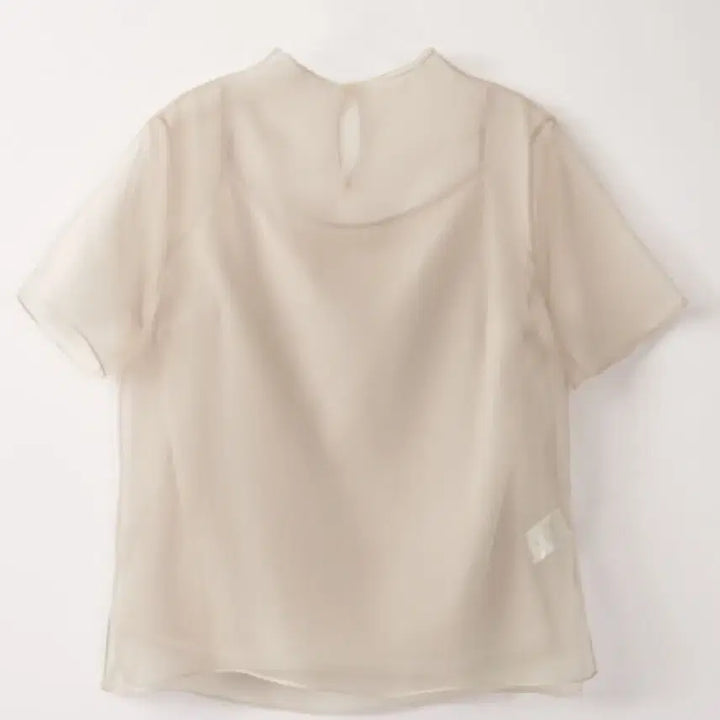 [BUNJANG] SIE Et Shear Blouse Misty Lavender / 새상품) 시에 에트 시어 블라우스(미스티라벤더, 피치베이지)