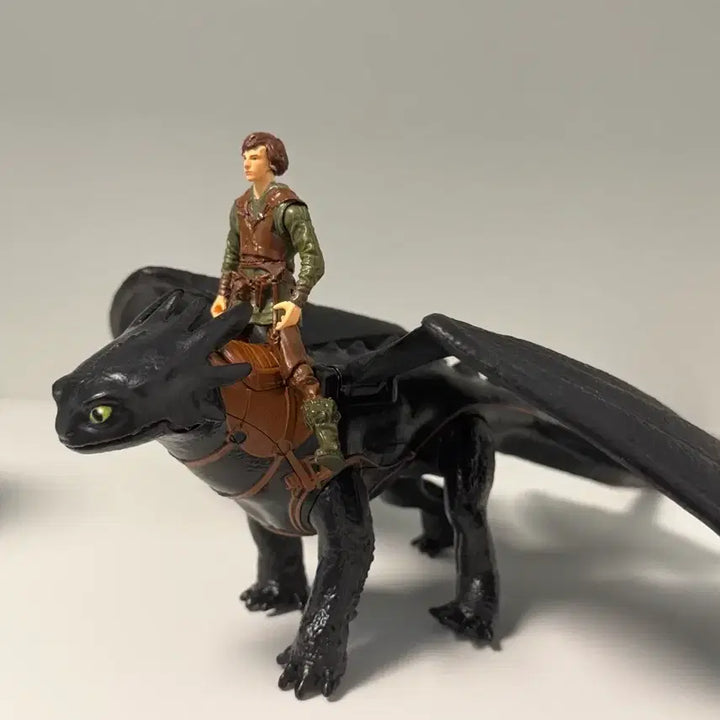 [BUNJANG] How to Train Your Dragon Toothless &amp; Hiccup Action Figure Set / 드래곤 길들이기 나이트퓨리 투슬리스, 히컵 가동 피규어