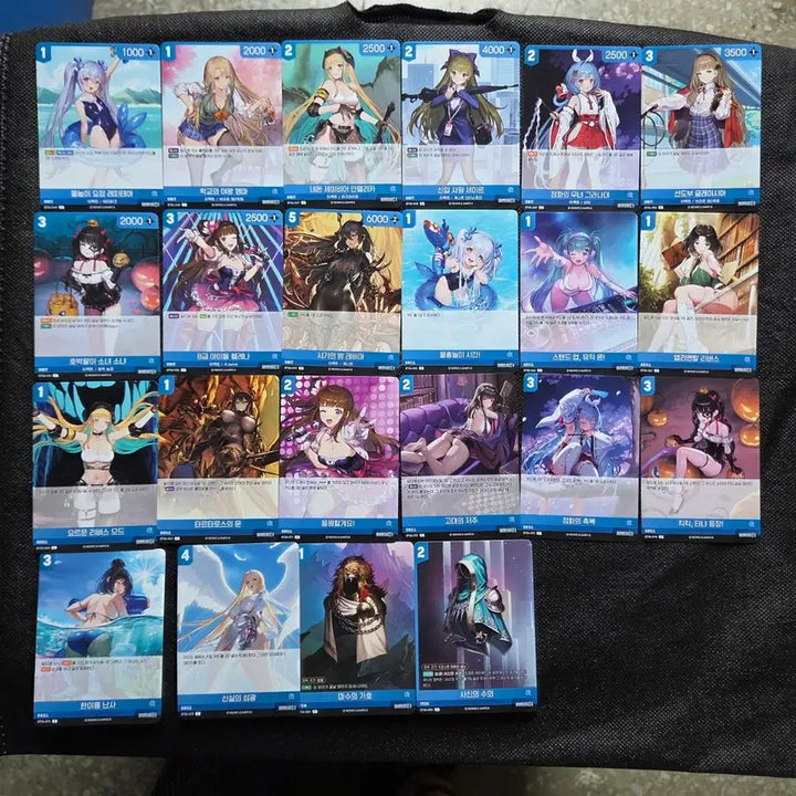 [BUNJANG] Brown Dust 2 Booster Pack (BT06) Azure C-Grade Dummy Set / 니벨아레나 브라운더스트2 부스터팩(BT06)청색C등급 더미1세트 팝니다.