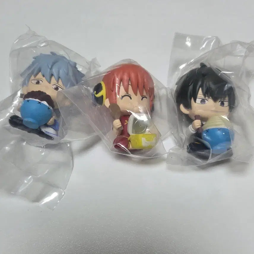 [BUNJANG] Gintama Mogumogu Gacha Set (3 types, Sealed) / 은혼 모구모구 가챠 3종 세트