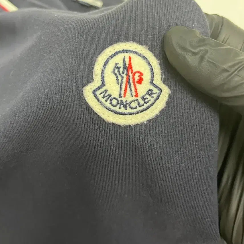 [BUNJANG] Moncler Short Sleeve T-Shirt Navy M / 몽클레어 반팔티 네이비