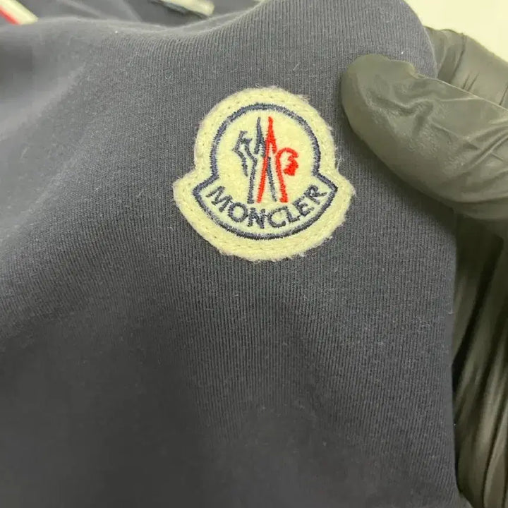 [BUNJANG] Moncler Short Sleeve T-Shirt Navy M / 몽클레어 반팔티 네이비