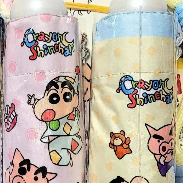 [BUNJANG] Crayon Shin-chan Shinchan 3-Section Folding Umbrella/Parasol (Unsealed New) / 크레용신짱 짱구 우산/양산겸용(미개봉새상품)