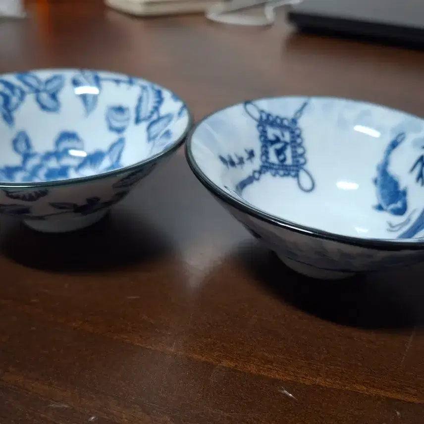 [BUNJANG] Celadon Porcelain Small Plates Set (4 pieces) / 찻잔