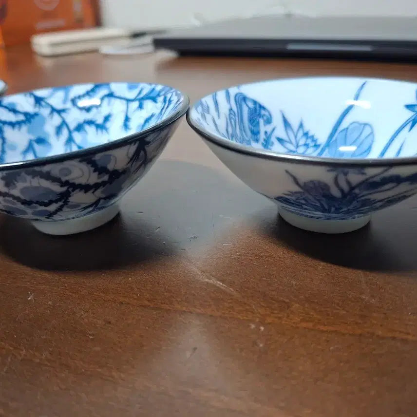 [BUNJANG] Celadon Porcelain Small Plates Set (4 pieces) / 찻잔