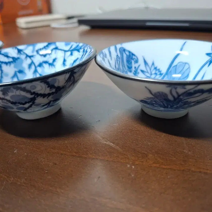 [BUNJANG] Celadon Porcelain Small Plates Set (4 pieces) / 찻잔