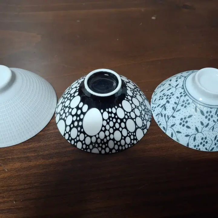 [BUNJANG] Set of 5 Silver Inlaid Teacups / 은분 찻잔