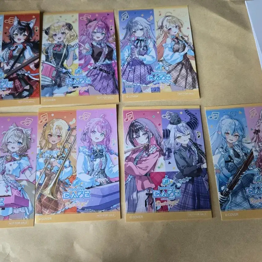 [BUNJANG] Hololive HoloBase Purchase Exclusive Stickers (Set of 7) / 홀로라이브 홀로베이스 구매특전 7종