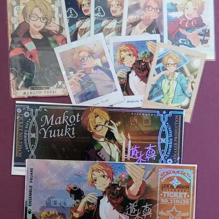 [BUNJANG] Ensemble Stars Makoto Yuuki Merchandise Bundle Set / 앙상블 스타즈 마코토 유우키 굿즈 일괄