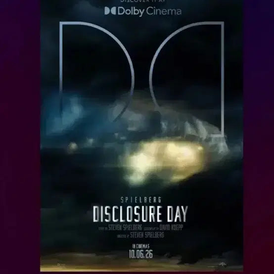 [BUNJANG] Disclosure Day Megabox Original Ticket &amp; Dolby Poster Set / 디스클로저데이 메가박스 오리지널 티켓 +돌비포스터 2개일괄