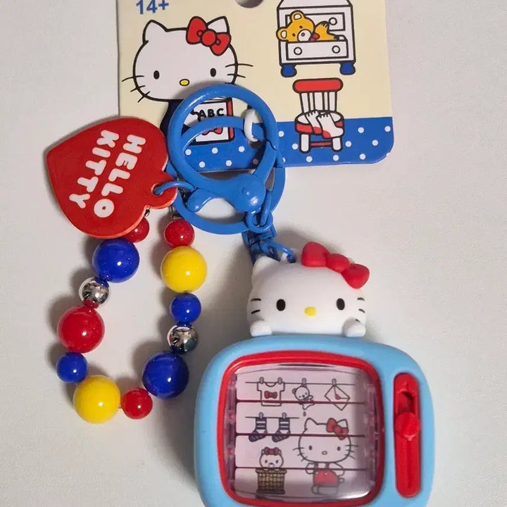 [BUNJANG] Hello Kitty TV Shape Keychain / (새상품) 헬로키티 TV 모양 키체인