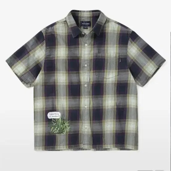 [BUNJANG] thisisneverthat Ombre Short Sleeve Shirt / 디네댓 옴브레 반팔 셔츠