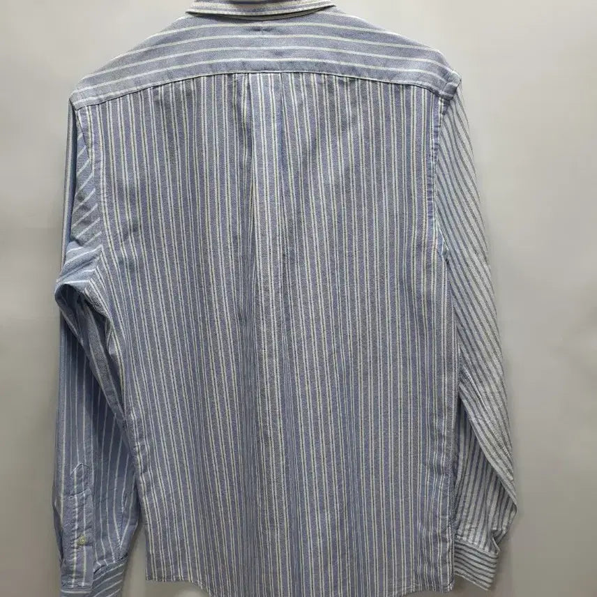 [BUNJANG] Polo Ralph Lauren Oxford Stripe Long Sleeve Shirt / 폴로 랄프로렌 셔츠 옥스포드 펀믹스 스트라이프 긴팔 남방 qr탭 s